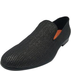 Tallia Men's Tedaldo Loafers Black Gold 8.5M